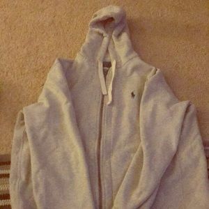 Men’s Large POLO Hooded Sweatshirt